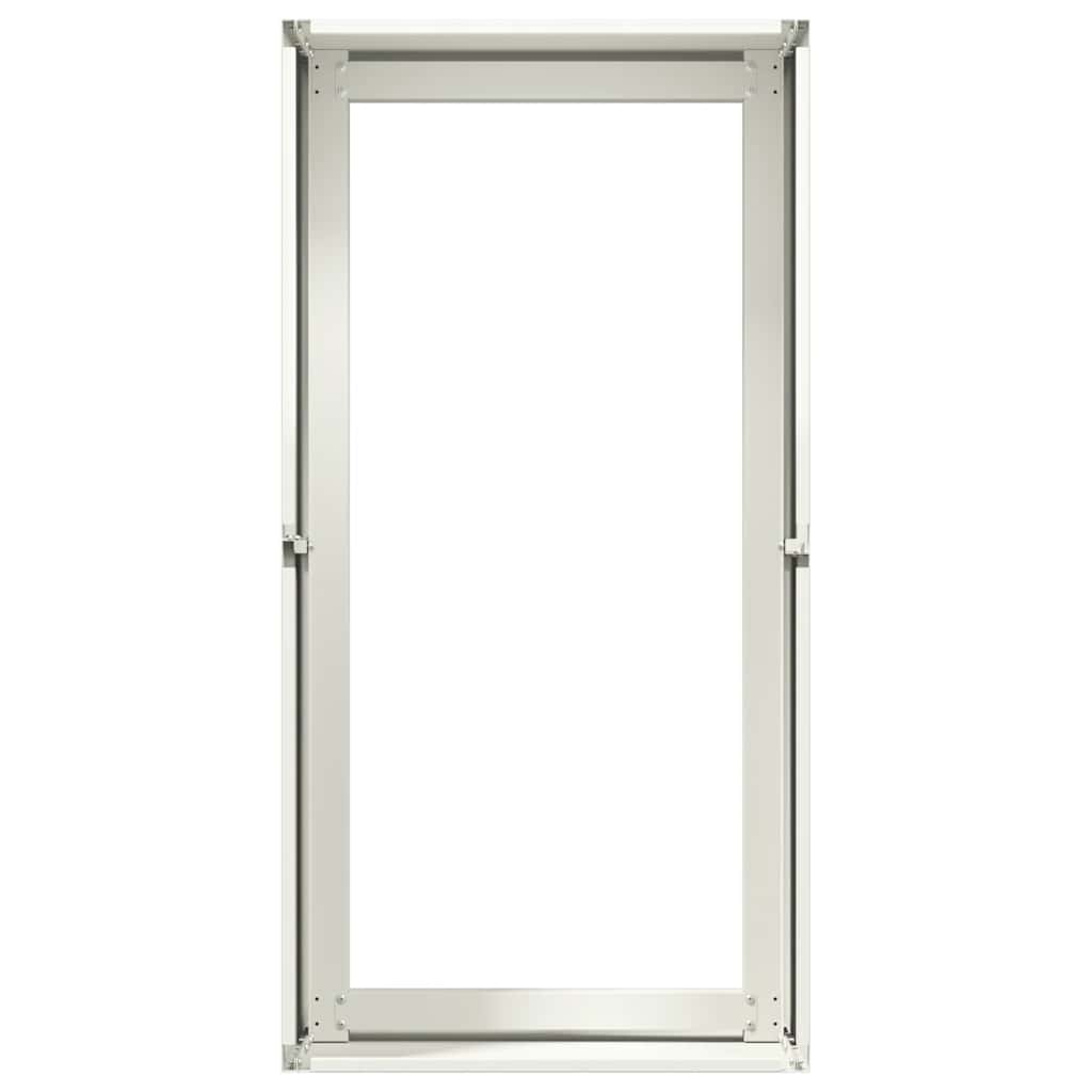 vidaXL Ζαρντινιέρα Λευκή 40x80x40 εκ. από Χάλυβα Ψυχρής Έλασης