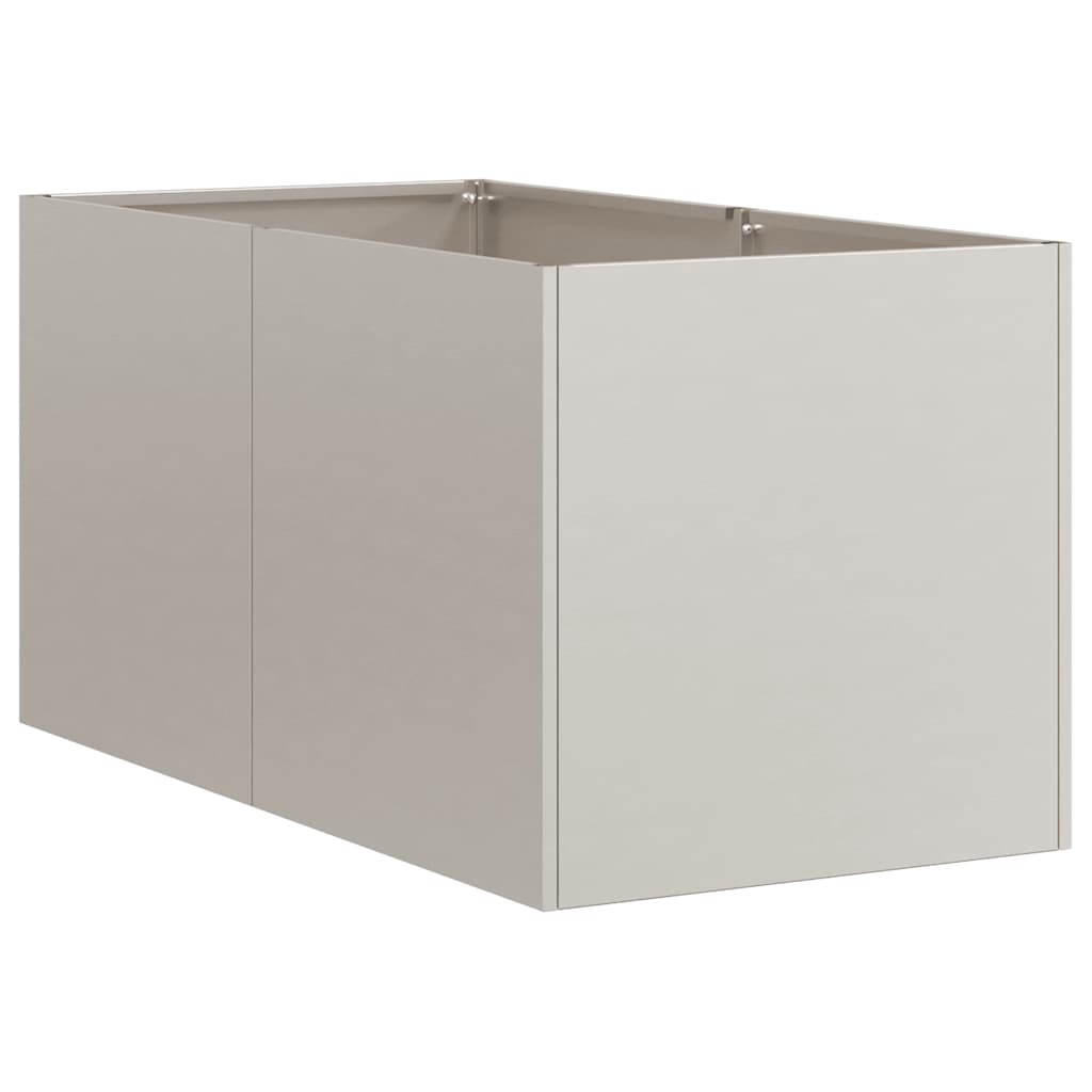 vidaXL Ζαρντινιέρα Σκουριασμένο 40x80x40εκ. Ατσάλι Σκληρυθέν στον Αέρα