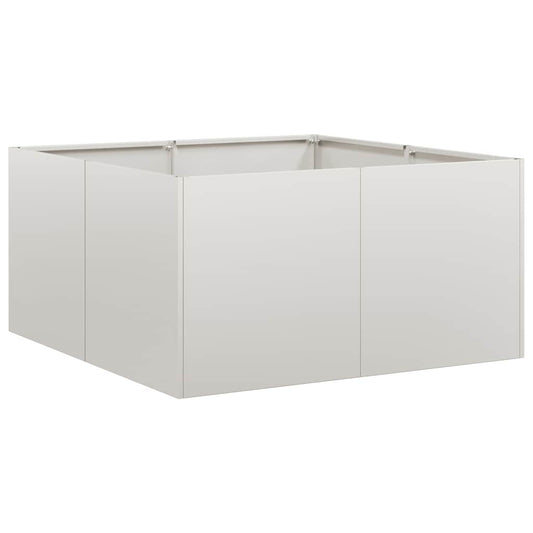 vidaXL Ζαρντινιέρα 80x80x40 εκ. από Ανοξείδωτο Ατσάλι