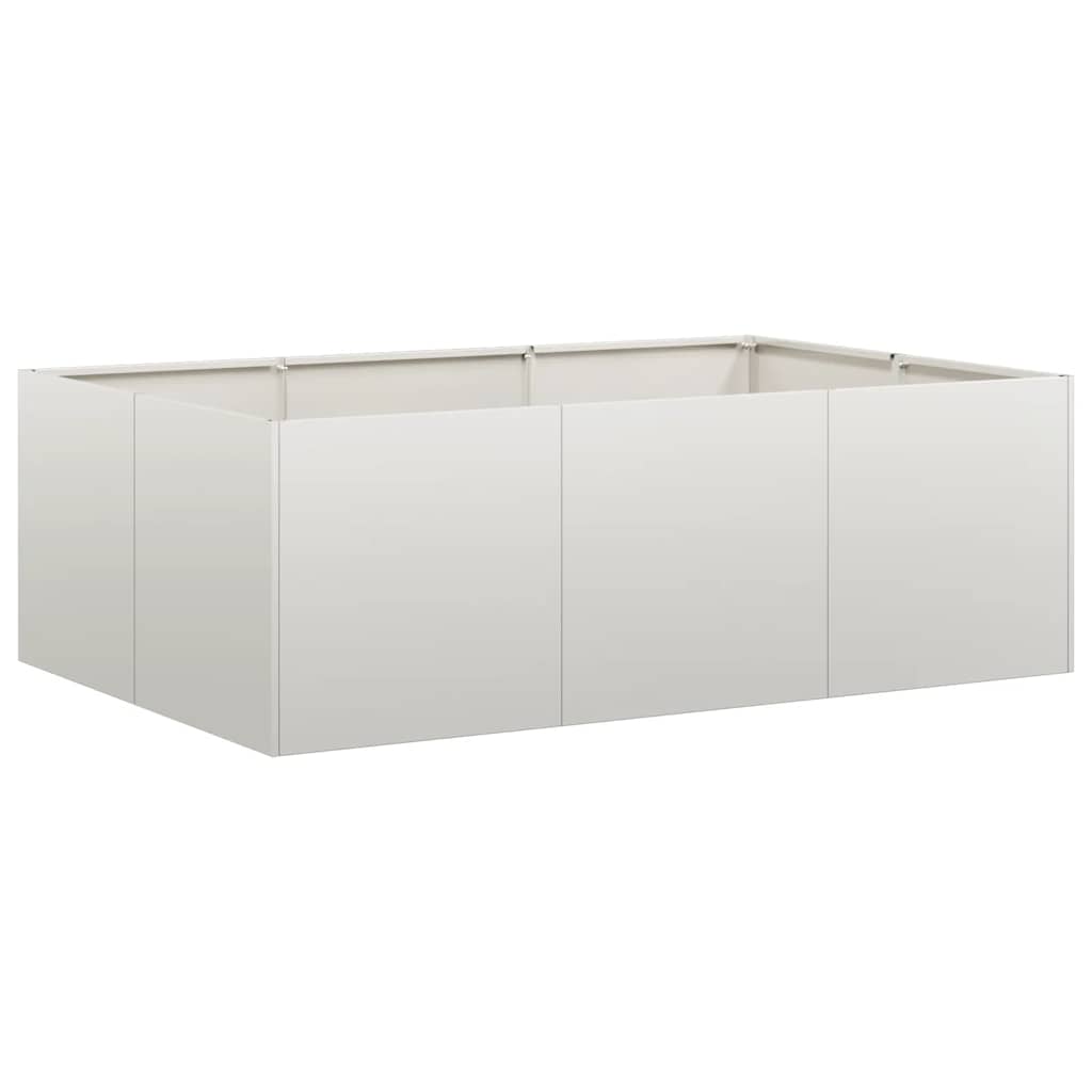 vidaXL Ζαρντινιέρα 120x80x40 εκ. από Ανοξείδωτο Ατσάλι