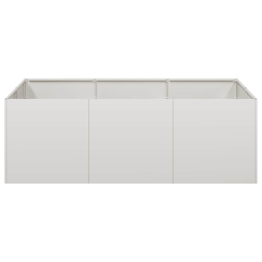 vidaXL Ζαρντινιέρα 120x80x40 εκ. από Ανοξείδωτο Ατσάλι