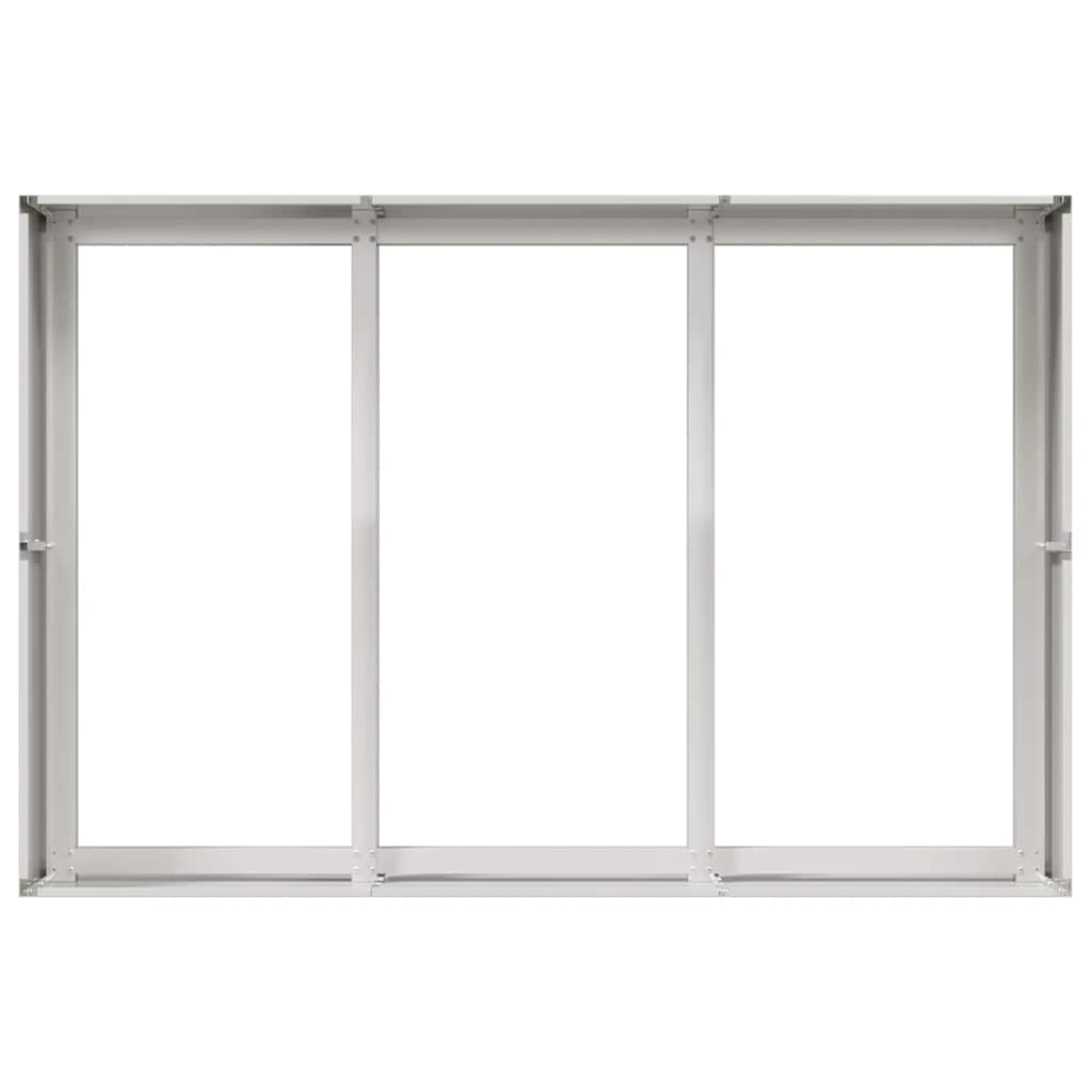 vidaXL Ζαρντινιέρα 120x80x40 εκ. από Ανοξείδωτο Ατσάλι