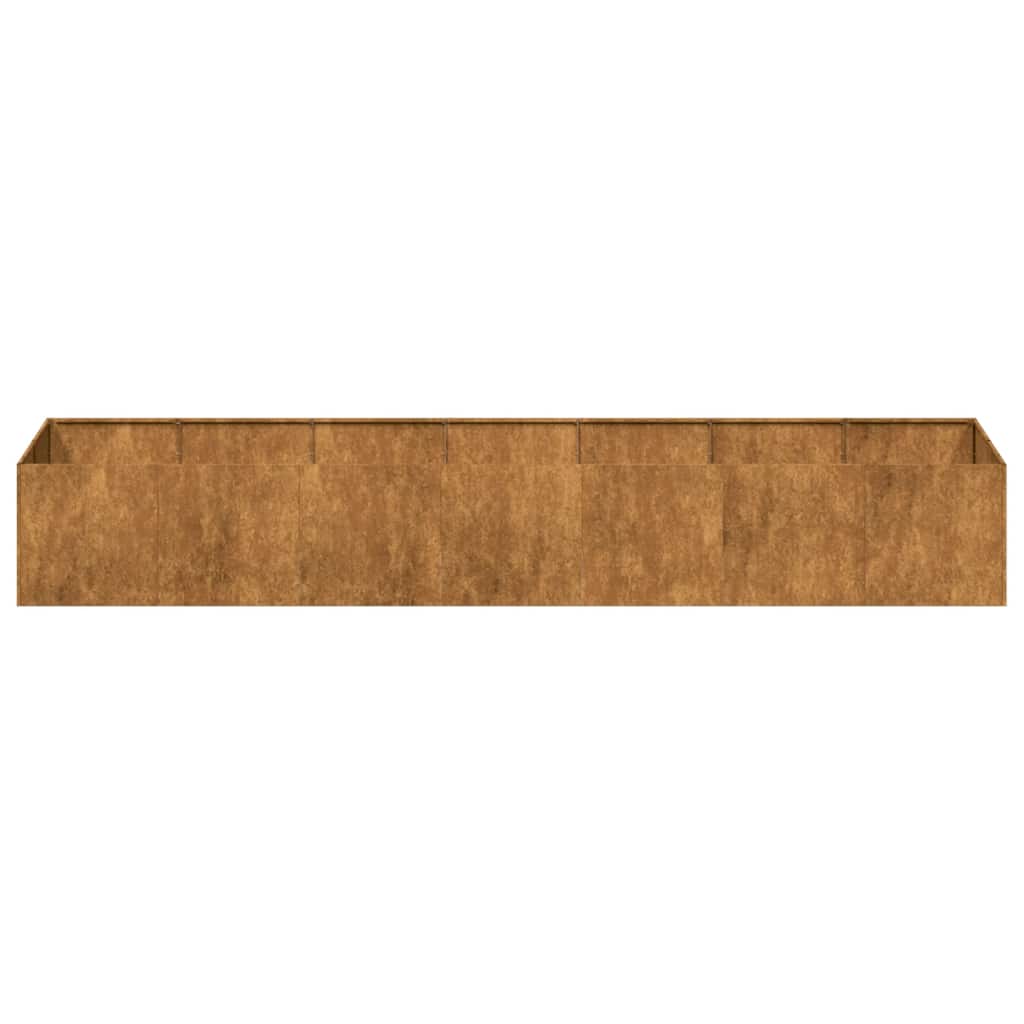 vidaXL Ζαρντινιέρα 280x80x40 εκ. Ατσάλι Σκληρυθέν στον Αέρα
