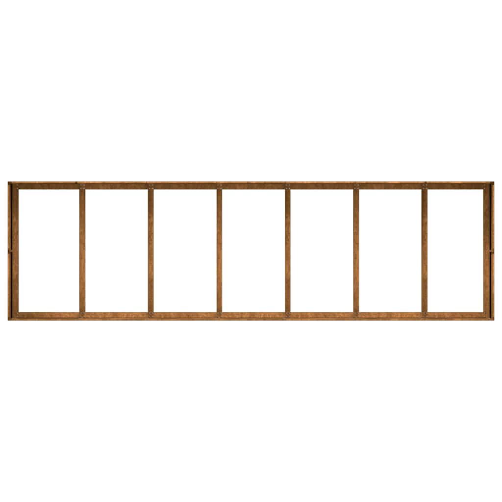 vidaXL Ζαρντινιέρα 280x80x40 εκ. Ατσάλι Σκληρυθέν στον Αέρα