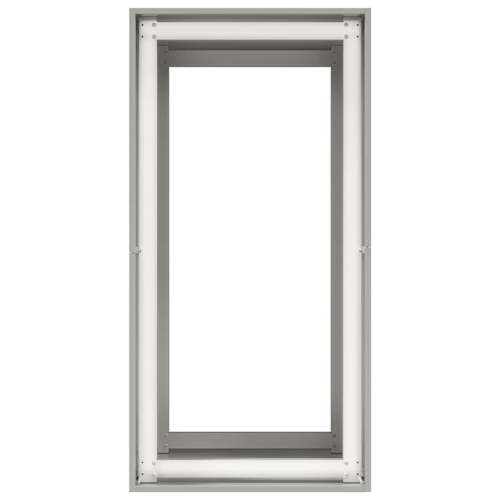 vidaXL Ζαρντινιέρα 40x80x80 εκ. από Ανοξείδωτο Ατσάλι