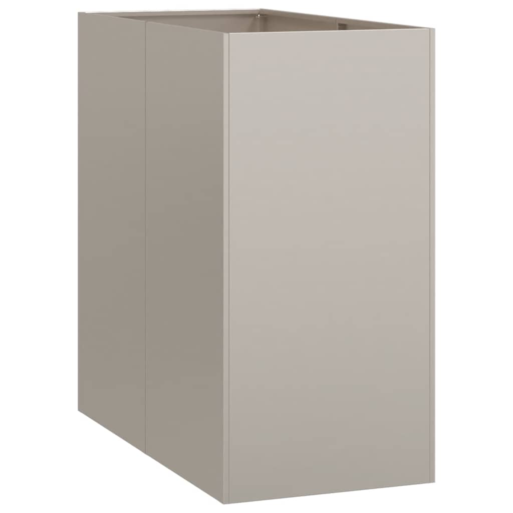 vidaXL Ζαρντινιέρα Σκουριασμένο 40x80x80εκ. Ατσάλι Σκληρυθέν στον Αέρα