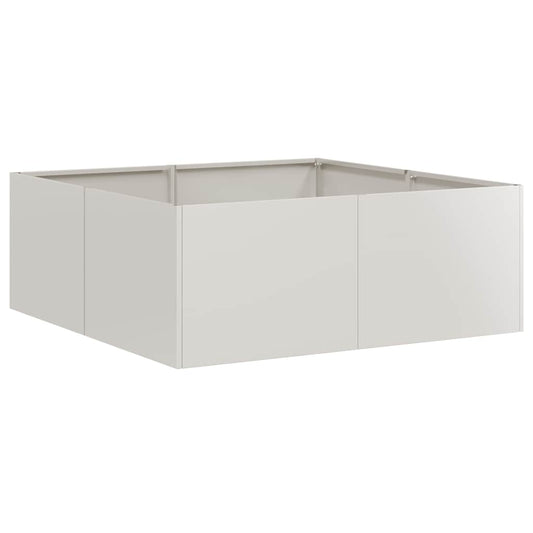 vidaXL Ζαρντινιέρα 80x80x30 εκ. από Ανοξείδωτο Ατσάλι