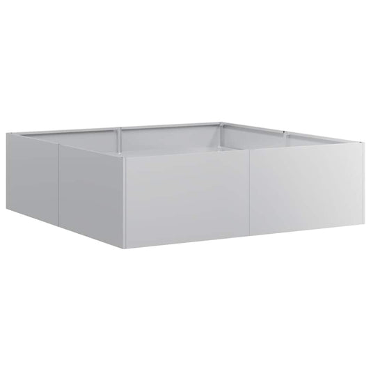 vidaXL Ζαρντινιέρα 100x100x30 εκ. από Γαλβανισμένο Ατσάλι
