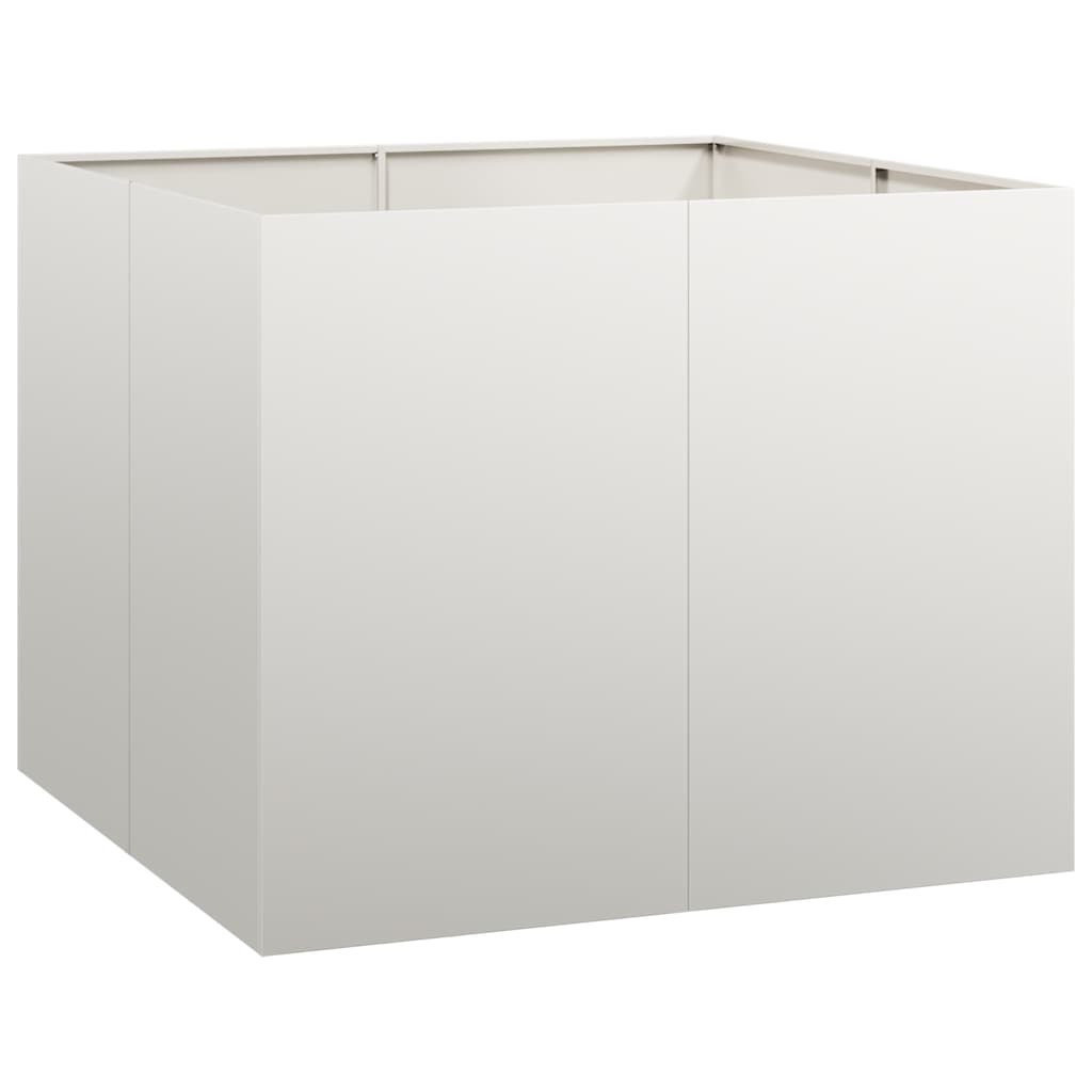 vidaXL Ζαρντινιέρα 100x100x80 εκ. από Ανοξείδωτο Ατσάλι
