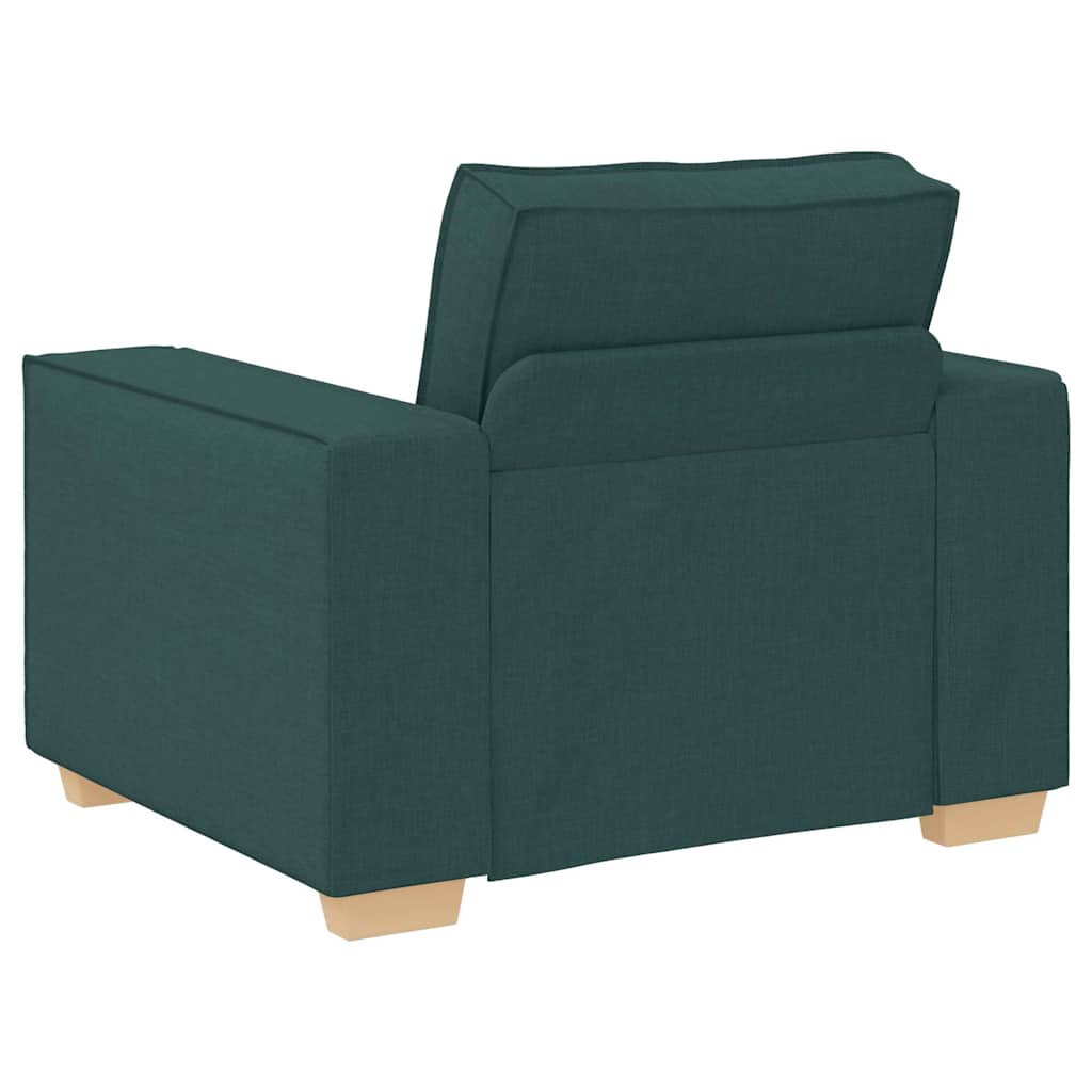 vidaXL Καναπές 3 pcs Σκούρο Πράσινο 220 x 80 x 84 εκ
