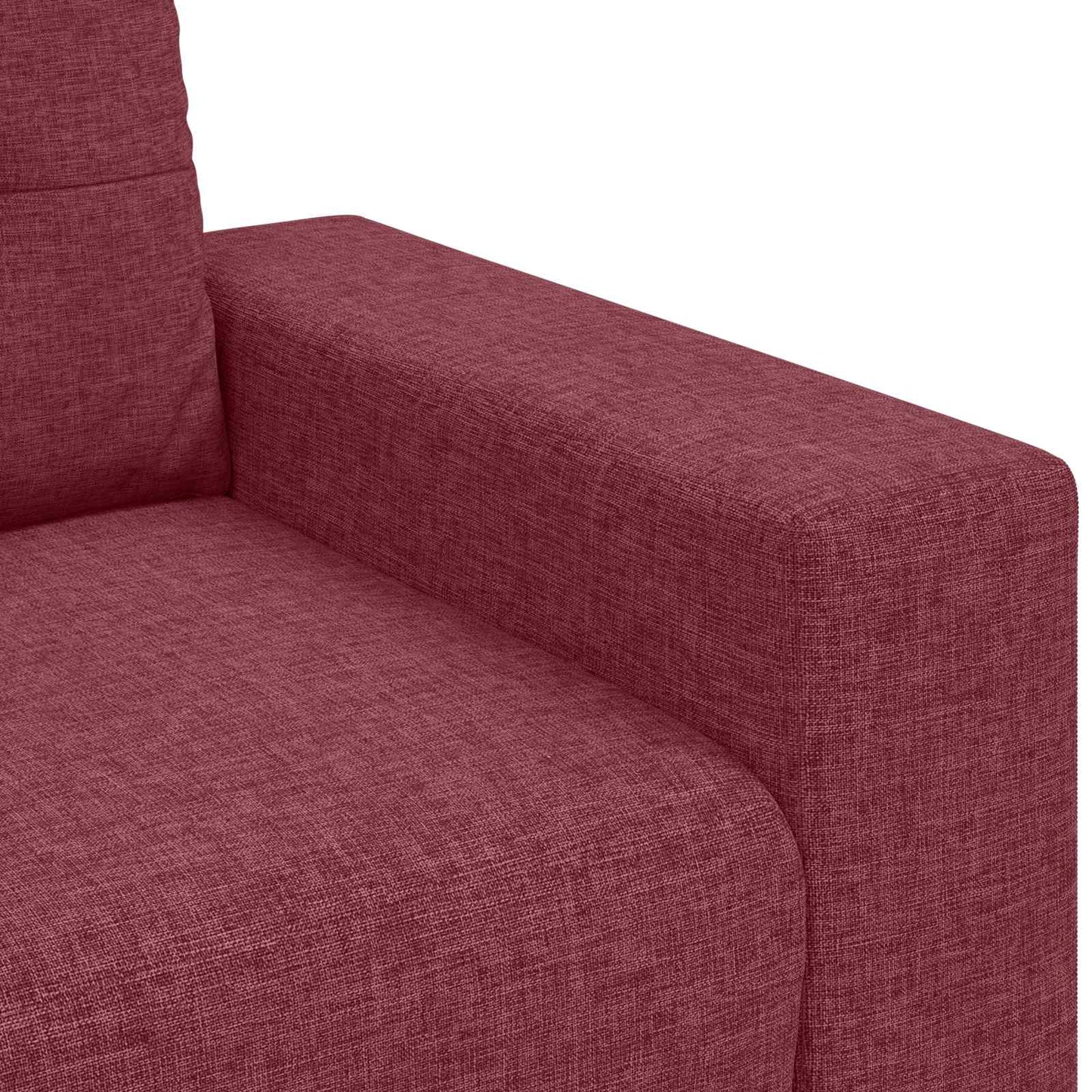 vidaXL Καναπές 3 pcs Κόκκινο Άνεμο 221 x 80 x 80 εκ