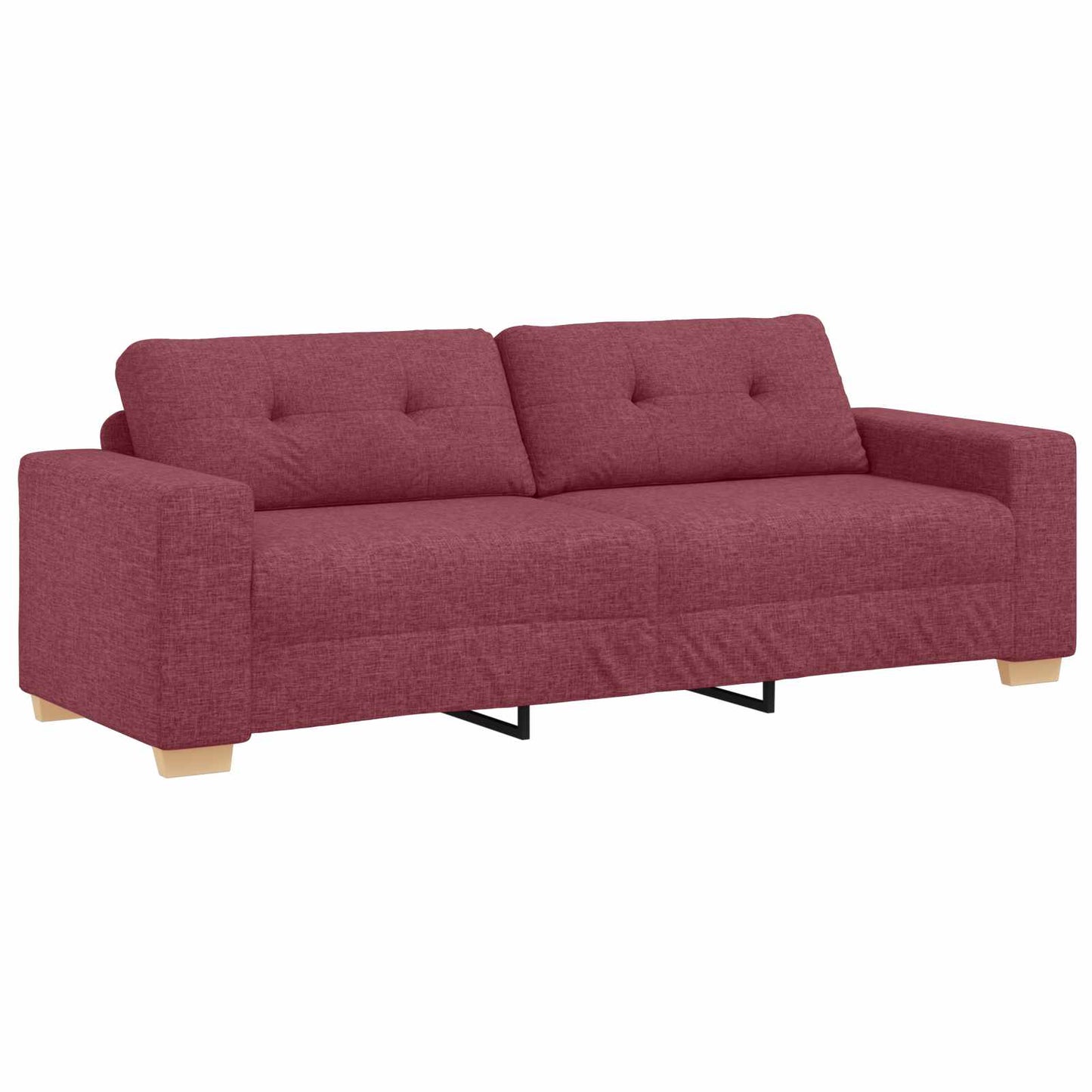vidaXL Καναπές 3 pcs Κόκκινο Άνεμο 221 x 80 x 80 εκ