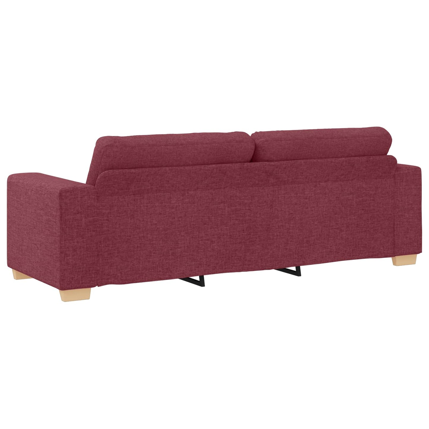 vidaXL Καναπές 3 pcs Κόκκινο Άνεμο 221 x 80 x 80 εκ