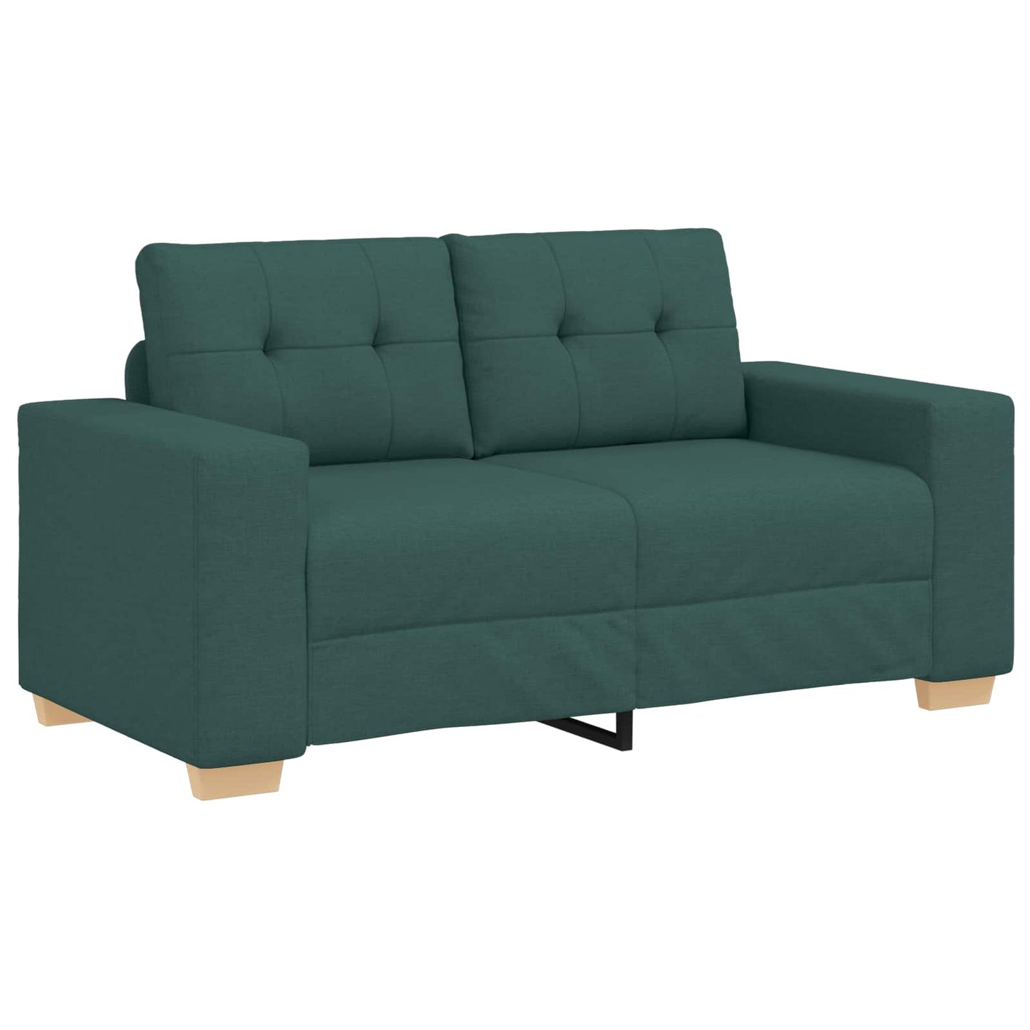 vidaXL Καναπές 3 pcs Σκούρο Πράσινο 221 x 80 x 80 εκ
