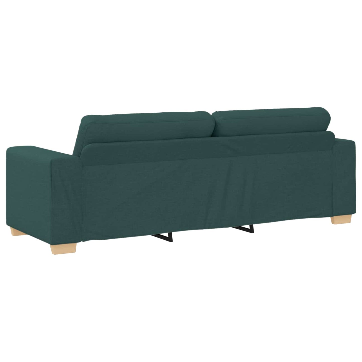 vidaXL Καναπές 3 pcs Σκούρο Πράσινο 221 x 80 x 80 εκ