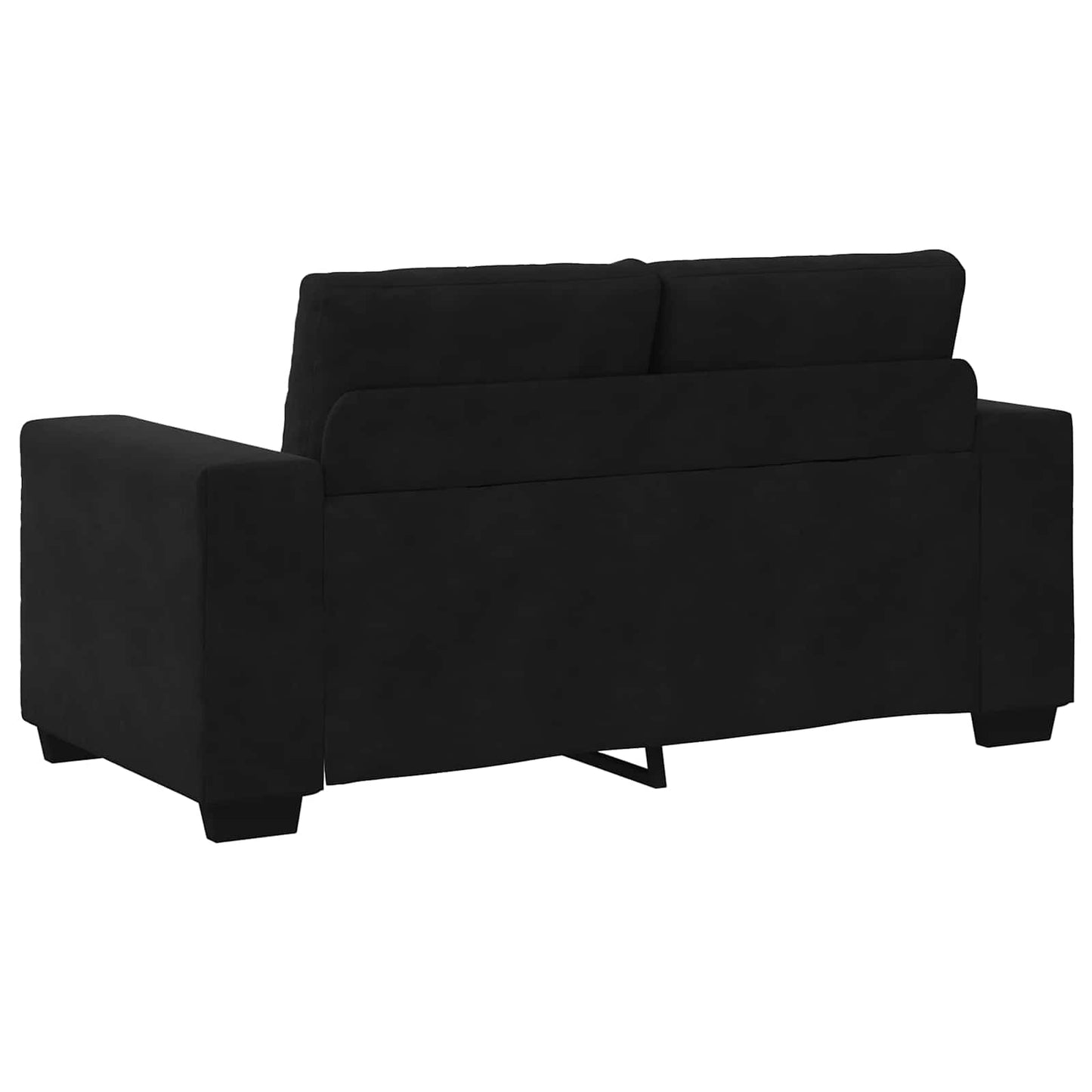 vidaXL Σετ Καναπέ 3 pcs Μαύρο 221 x 80 x 80 εκ Βελούδο