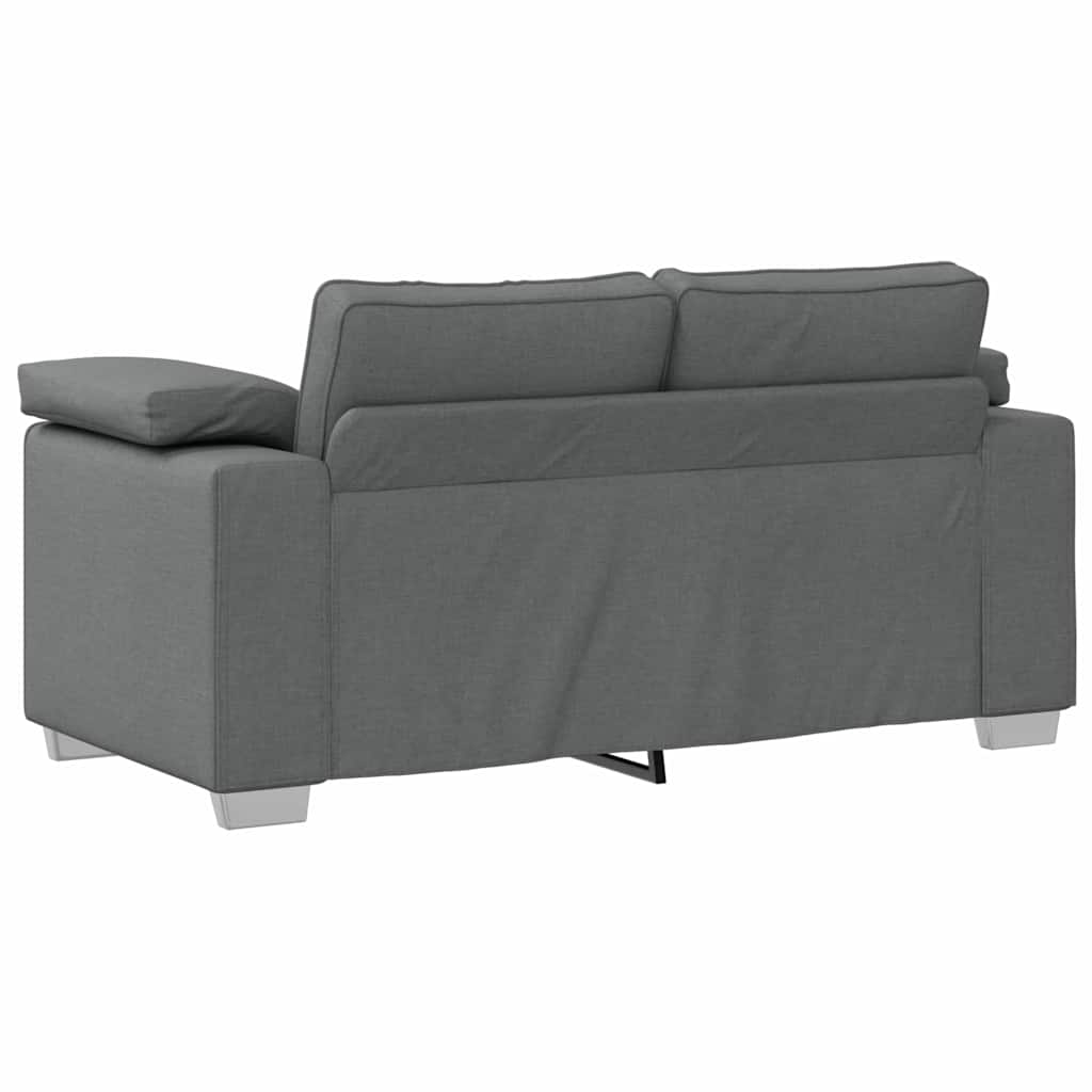 vidaXL Σετ Καναπέ με μαξιλάρι 3 pcs Γκρι 219 x 77 x 82 εκ ύφασμα