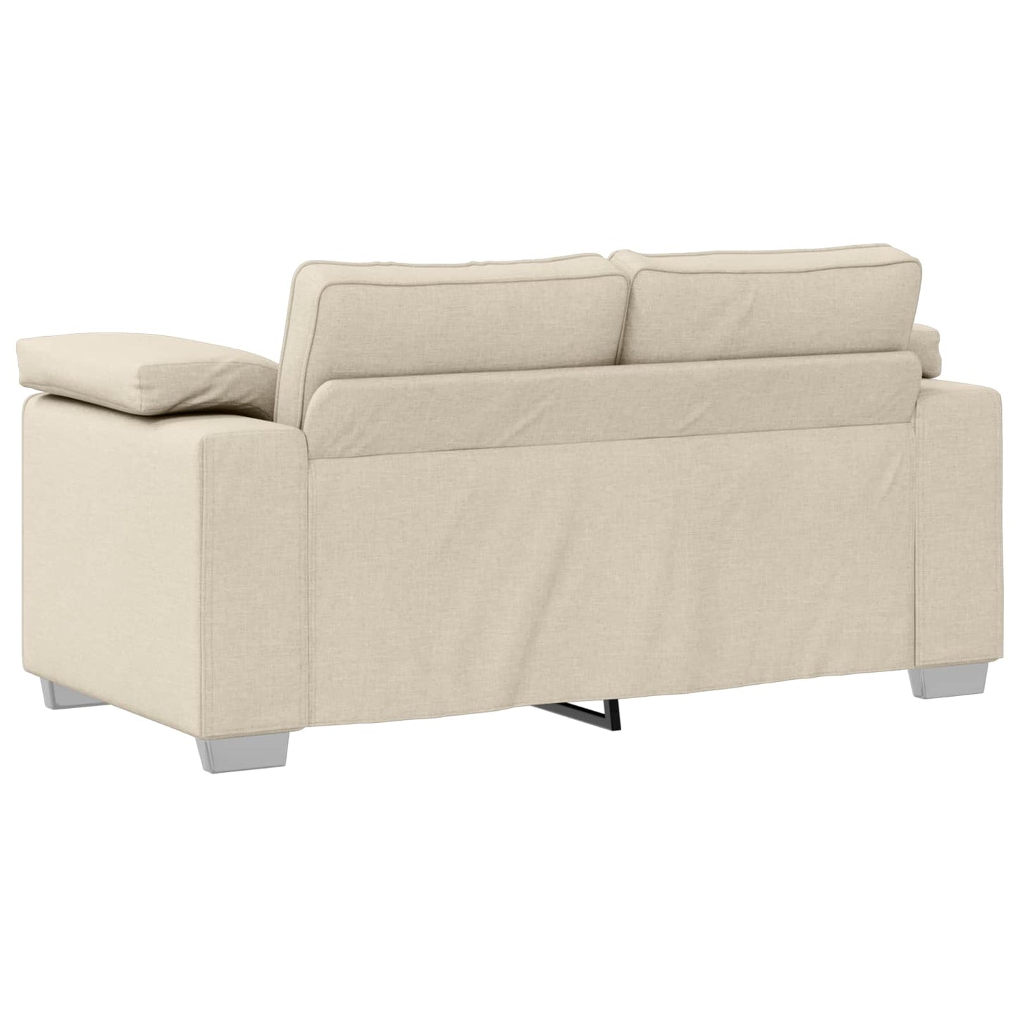 vidaXL Καναπές 2 pcs Μπεζ 219 x 80 x 82 εκ Ύφασμα μείγματος λινών