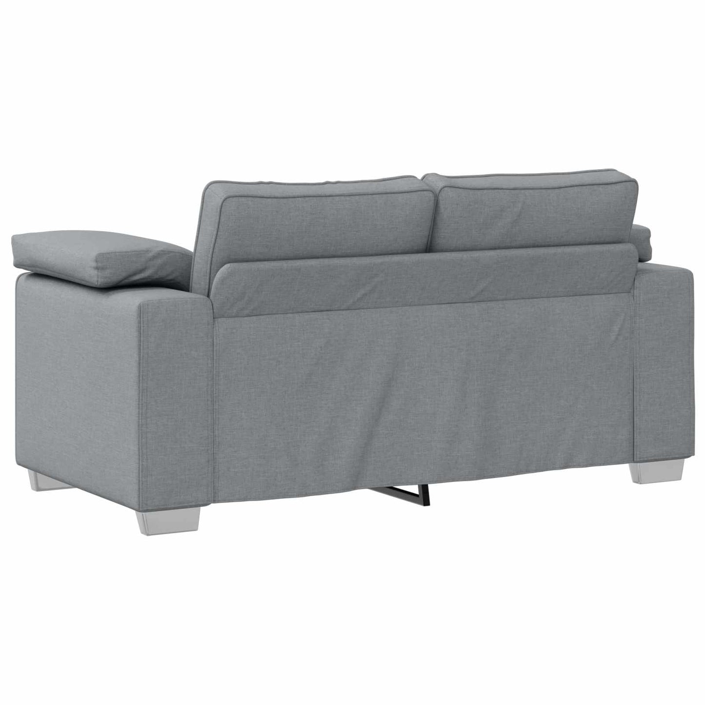 vidaXL Καναπές 2 pcs Ανοιχτό γκρι 219 x 80 x 82 εκ ύφασμα