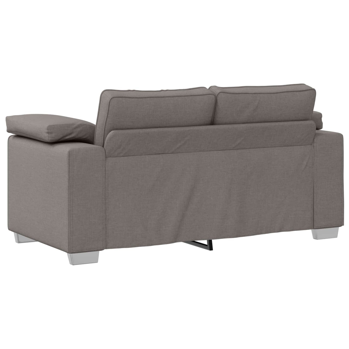 vidaXL Καναπές 2 pcs Taupe 219 x 80 x 82 εκ ύφασμα