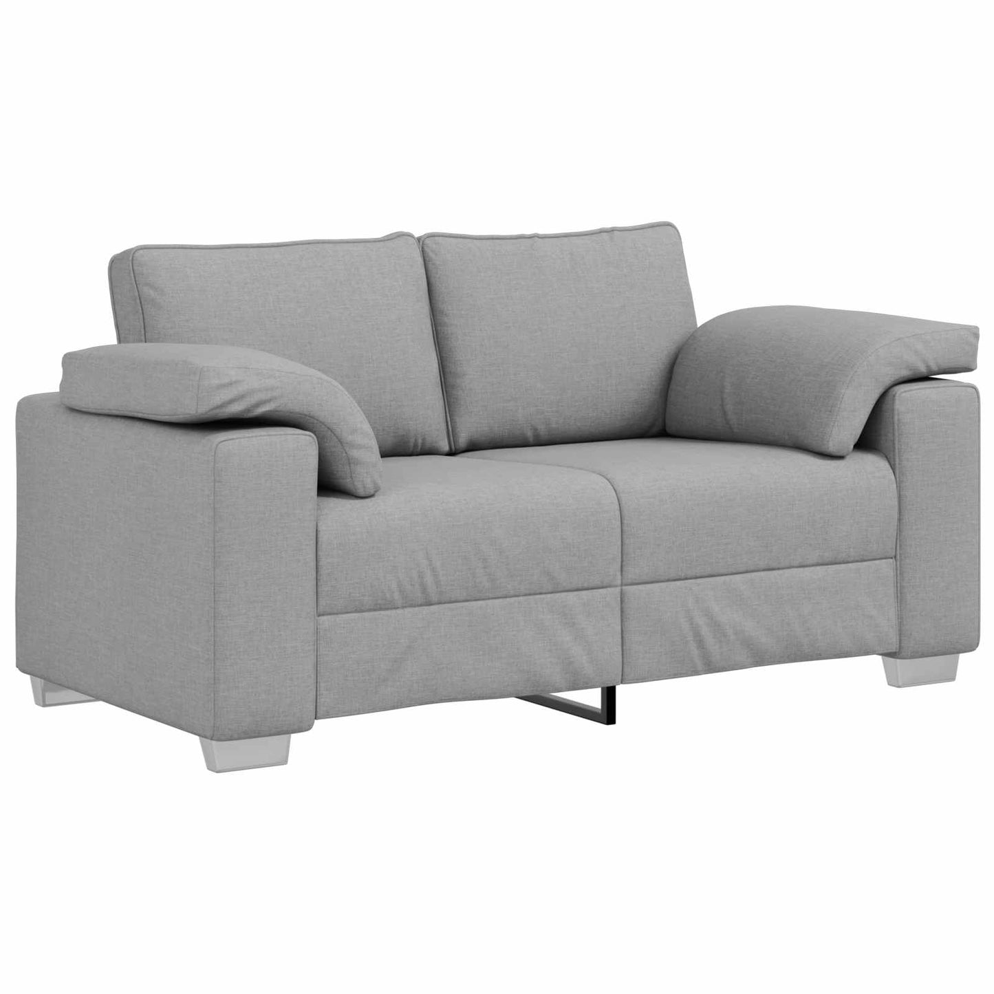 vidaXL Καναπές 2 pcs Σκίουρος Γκρί 219 x 80 x 82 εκ ύφασμα