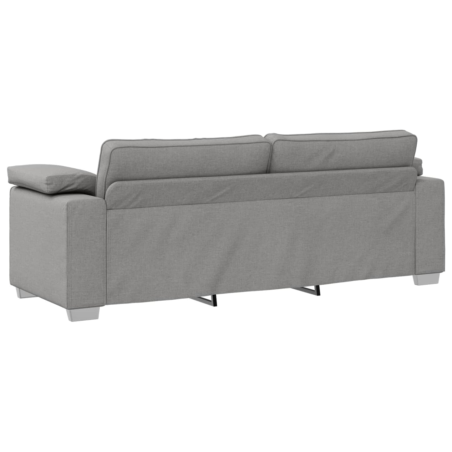 vidaXL Καναπές 2 pcs Σκίουρος Γκρί 219 x 80 x 82 εκ ύφασμα
