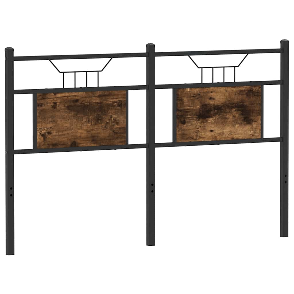 vidaXL Κεφαλάρι Καπνιστή Δρυς 137 εκ. Επεξεργασμένο Ξύλο/Ατσάλι