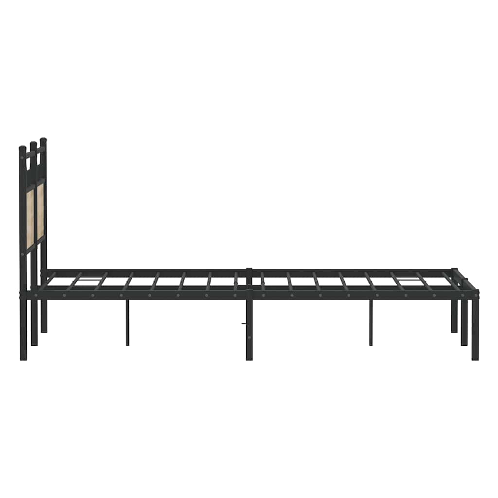 vidaXL Πλαίσιο Κρεβατιού Χωρ. Στρώμα Sonoma Δρυς 120x200εκ. Επ. Ξύλο