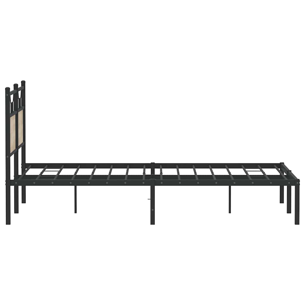vidaXL Πλαίσιο Κρεβατιού Χωρ. Στρώμα Sonoma Δρυς 150x200εκ. Επ. Ξύλο