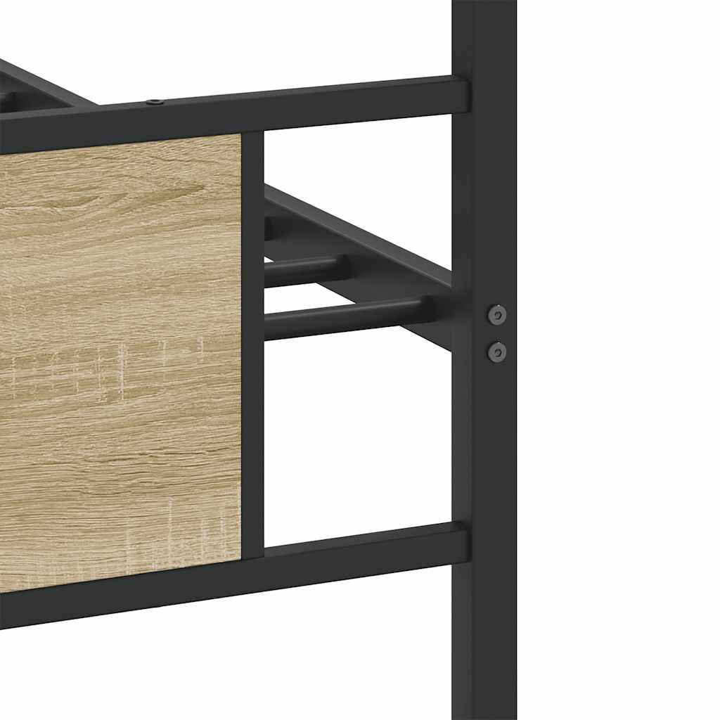 vidaXL Πλαίσιο Κρεβατιού Χωρ. Στρώμα Sonoma Δρυς 80x200εκ Επεξ. Ξύλο