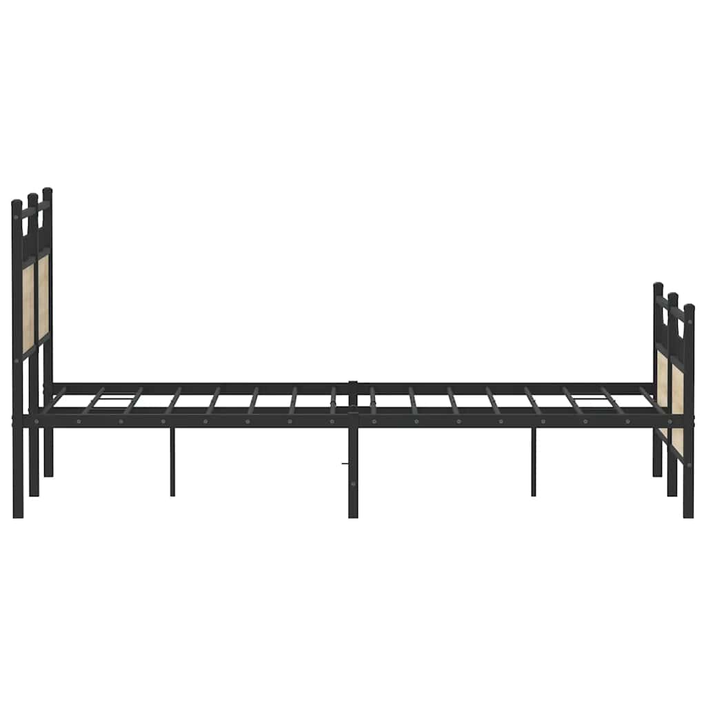 vidaXL Πλαίσιο Κρεβατιού Χωρ. Στρώμα Sonoma Δρυς 120x200εκ. Επ. Ξύλο