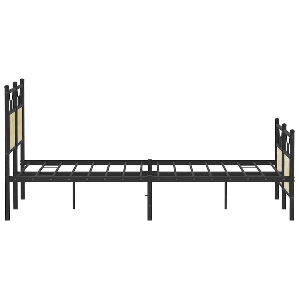 vidaXL Πλαίσιο Κρεβατιού Χωρ. Στρώμα Sonoma Δρυς 140x200εκ. Επ. Ξύλο