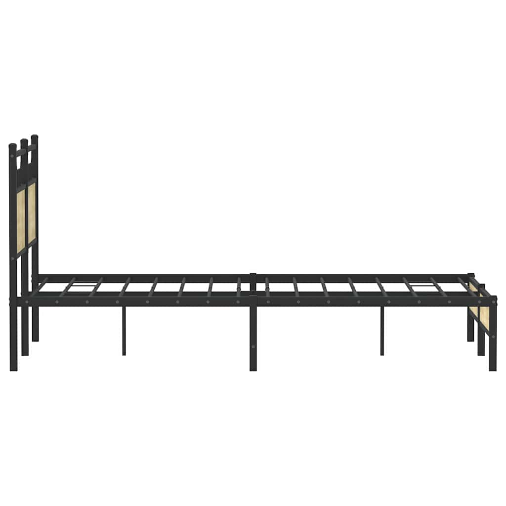 vidaXL Πλαίσιο Κρεβατιού Χωρ. Στρώμα Sonoma Δρυς 120x200εκ. Επ. Ξύλο