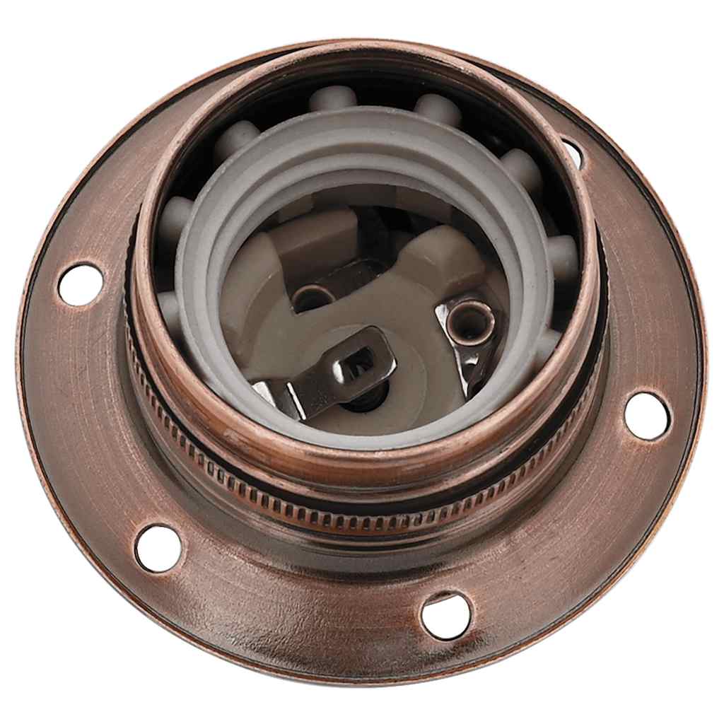 vidaXL Λαμπτήρες 2 τεμάχια Κόκκινο Χάλκινο E27