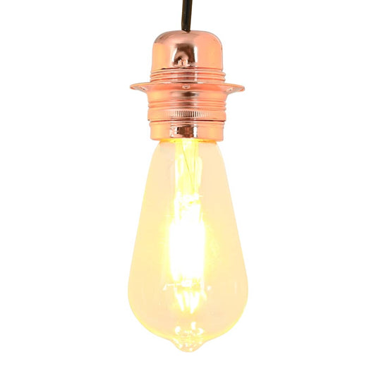 vidaXL Λαμπτήρες 2 τεμάχια Rose Gold E27