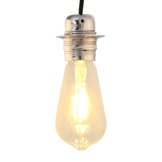 vidaXL Λαμπτήρες 2 τεμ Σατινέ Νικέλιο E27