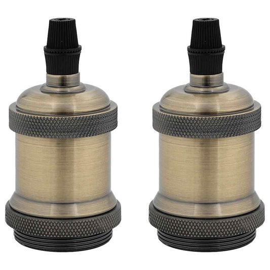 vidaXL Λαμπτήρες 2 τεμάχια Bronze E27