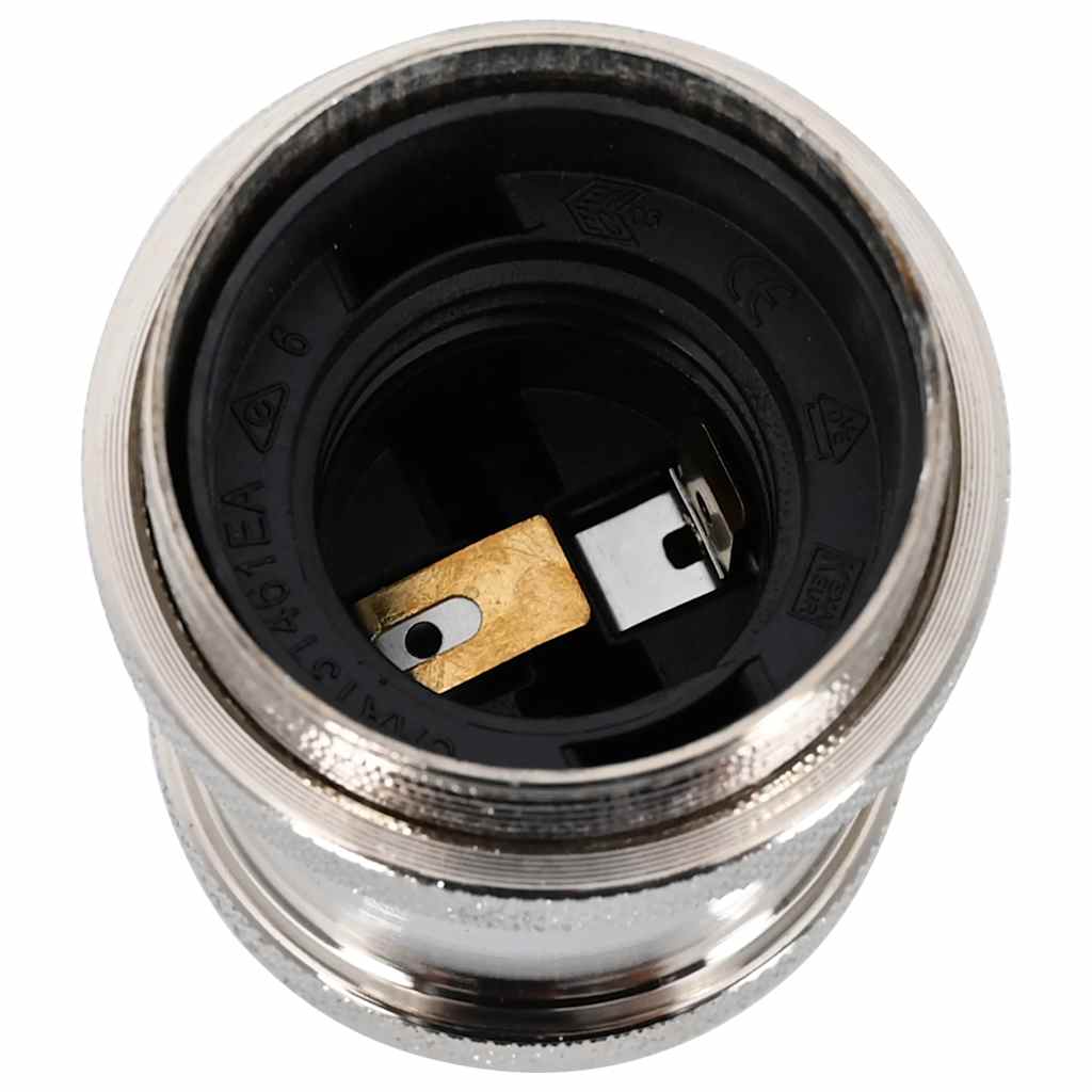 vidaXL Λαμπτήρες 2 τεμ Σατινέ Νικέλιο E27