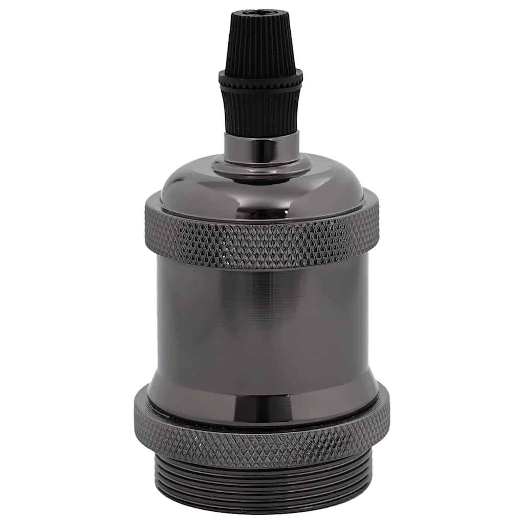 vidaXL Λαμπτήρες 2 τεμάχια γυαλιστερό μαύρο E27