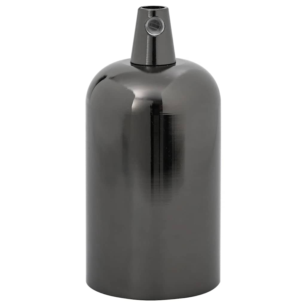 vidaXL Λαμπτήρες 2 τεμάχια γυαλιστερό μαύρο E27