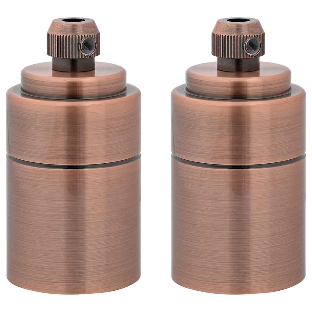 vidaXL Λαμπτήρες 2 τεμάχια Κόκκινο Χάλκινο E27