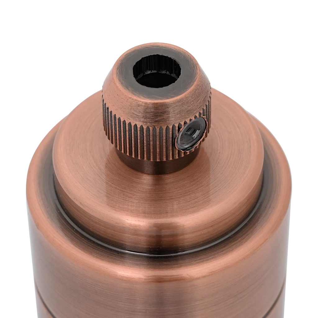 vidaXL Λαμπτήρες 2 τεμάχια Κόκκινο Χάλκινο E27