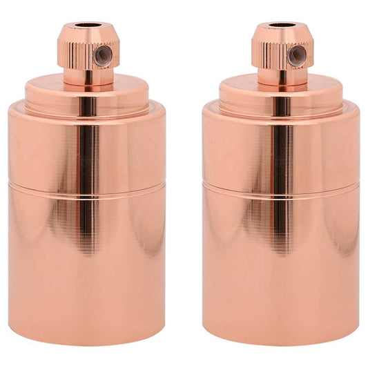 vidaXL Λαμπτήρες 2 τεμάχια Rose Gold E27
