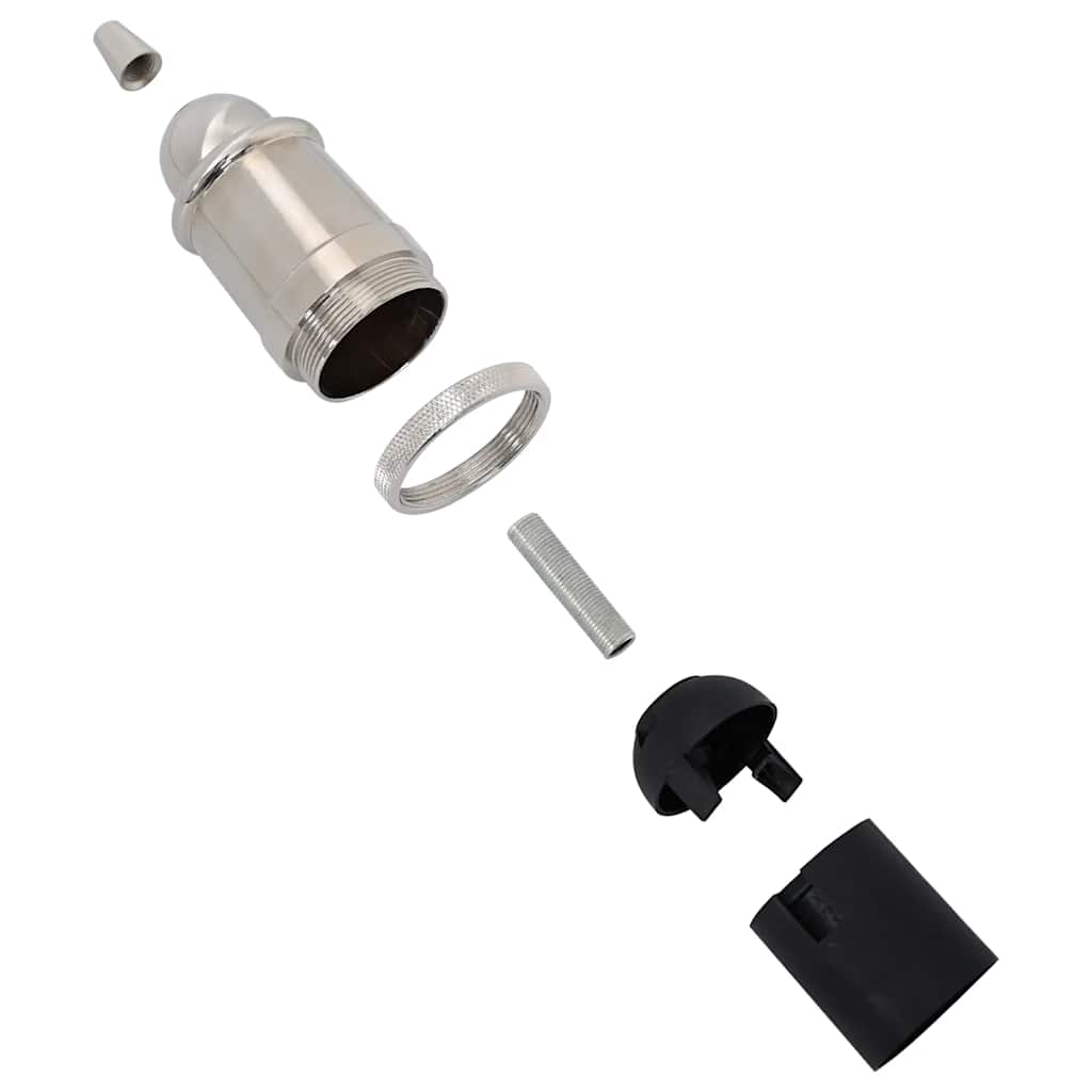 vidaXL Λαμπτήρες 2 τεμ Σατινέ Νικέλιο E27