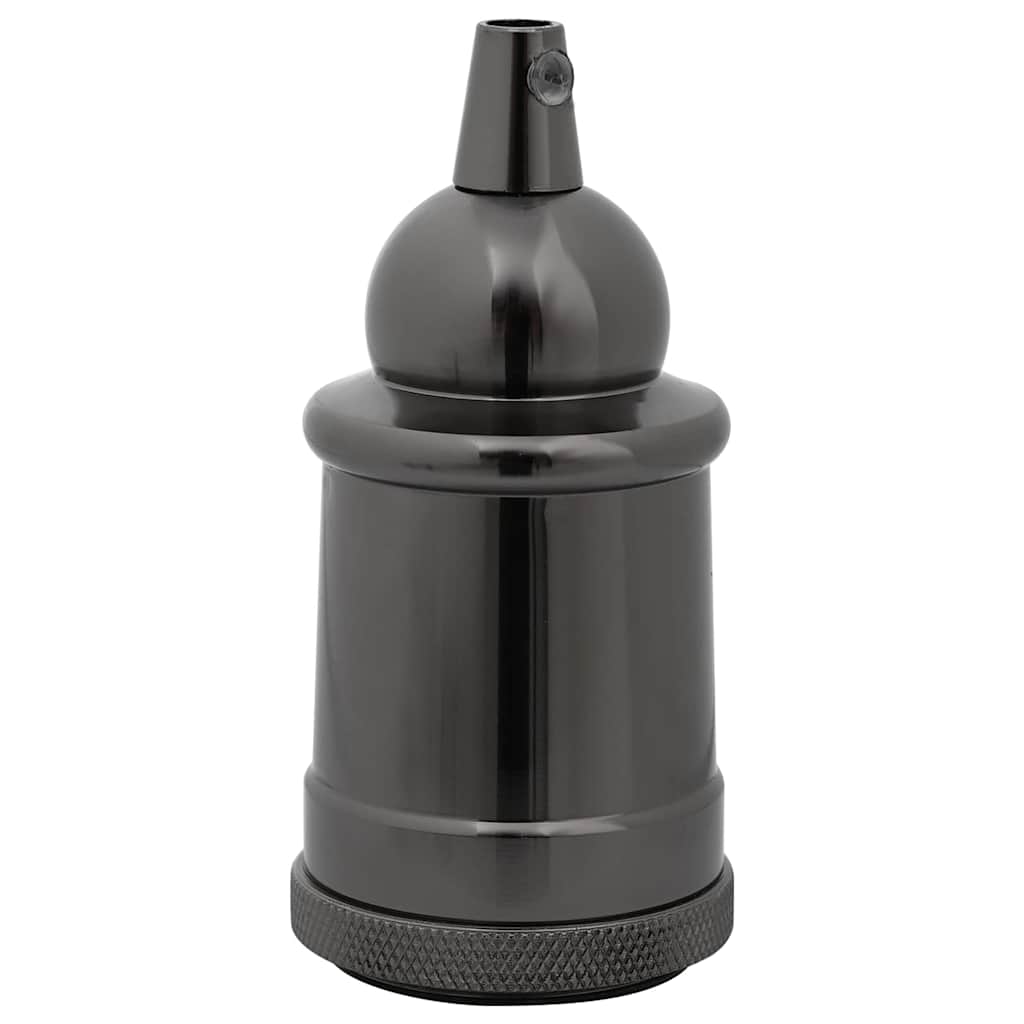 vidaXL Λαμπτήρες 2 τεμάχια γυαλιστερό μαύρο E27