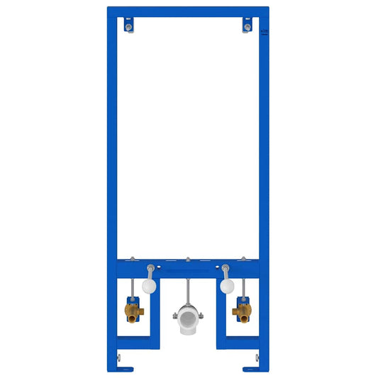 vidaXL Κρυφή Στήριξη για Μπιντέ 50x112-136 εκ Χάλυβας