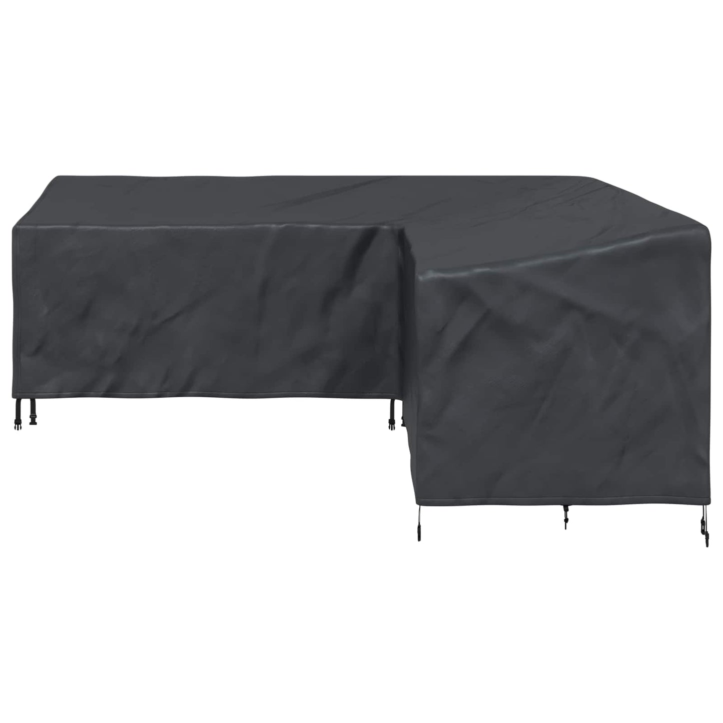 vidaXL Κάλυμμα επίπλων Μαύρο 220 x 220 x 80 εκ. Ύφασμα Oxford 420D