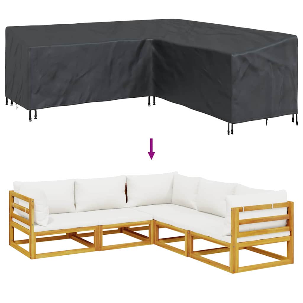 vidaXL Κάλυμμα επίπλων εξωτερικού χώρου 235 x 235 x 80 εκ.