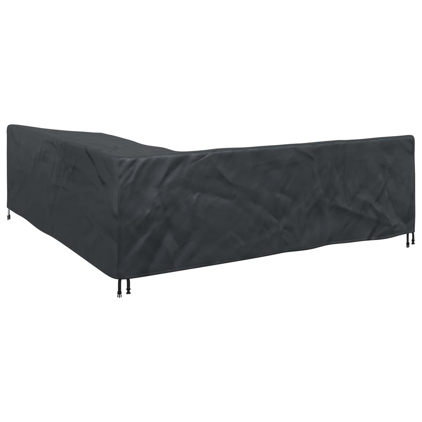 vidaXL Κάλυμμα επίπλων Μαύρο 255 x 255 x 80 εκ. Ύφασμα Oxford 420D