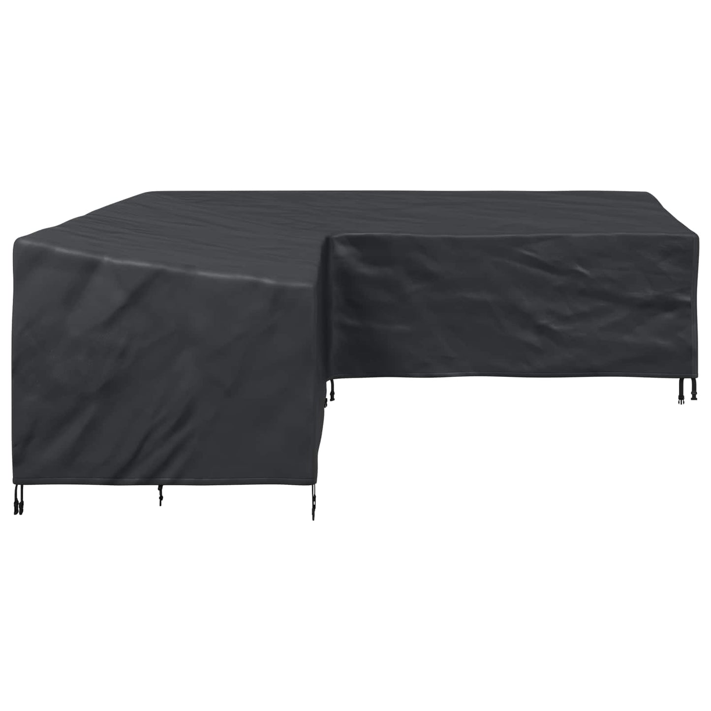 vidaXL Κάλυμμα επίπλων Μαύρο 255 x 255 x 80 εκ. Ύφασμα Oxford 420D